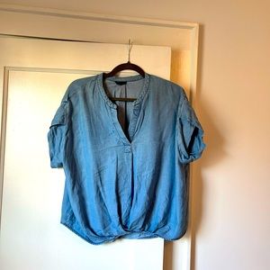 Chambray Top